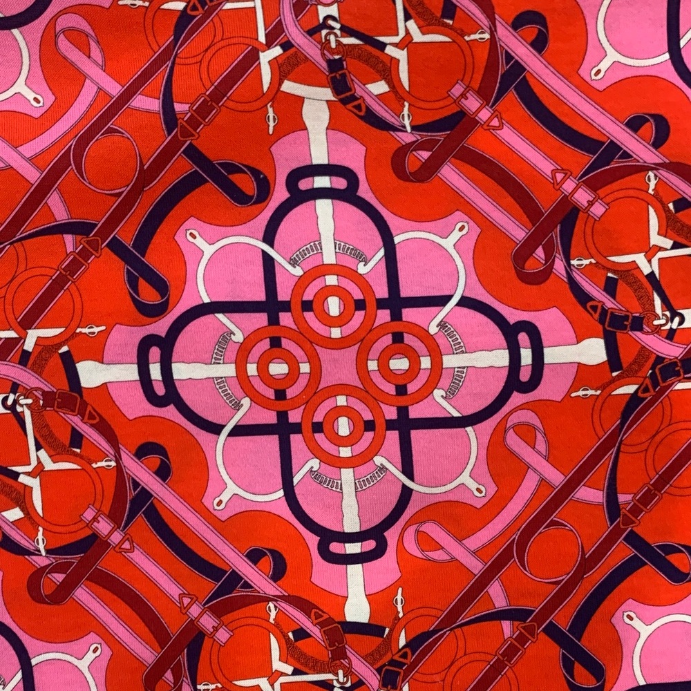 HERMES Red Geometric Shift Dress - Women's. Size 42. Never worn❤️🩷❤️ - Picture 6 of 6